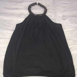 Express chiffon halter top